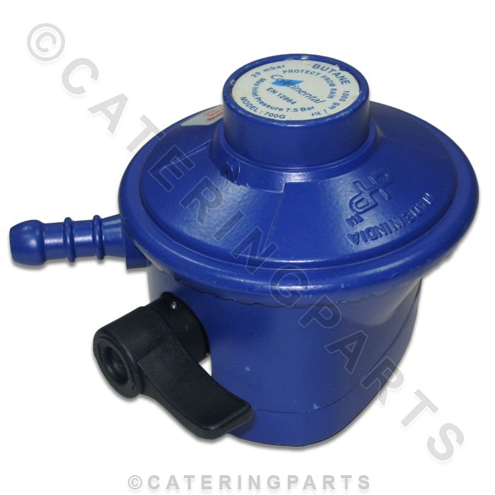 R700G20 CLIP ON BUTANE GAS CYLINDER LPG BOTTLE REGULATOR 20mm 29mbar